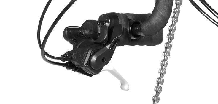 Hand cycle right shifter and brake